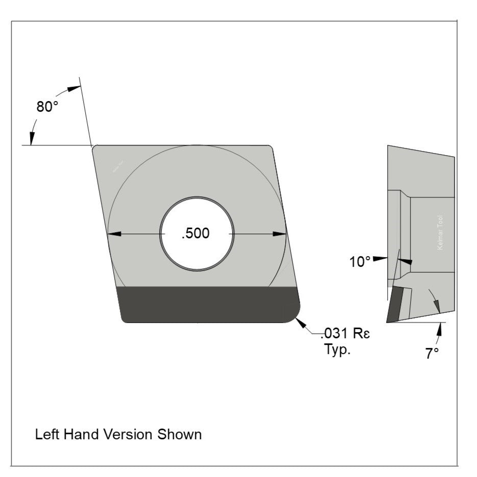 CCGT-432 Polycrystalline Diamond (PCD) Grade CTM302  (2 µm to 30 µm)