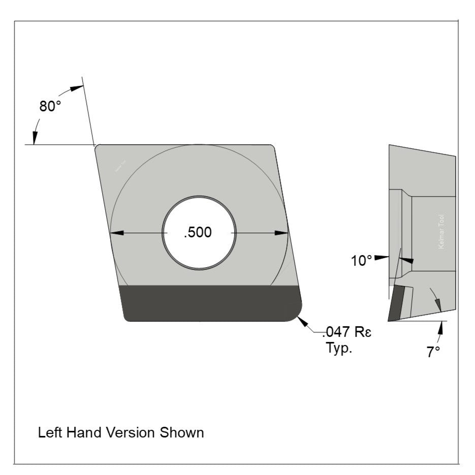 CCGT-433 Polycrystalline Diamond (PCD) Grade CTM302  (2 µm to 30 µm)