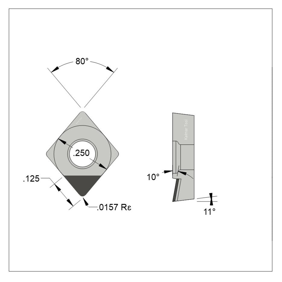 CPGT-21.51 Polycrystalline Diamond (PCD) Grade CTM302  (2 µm to 30 µm)