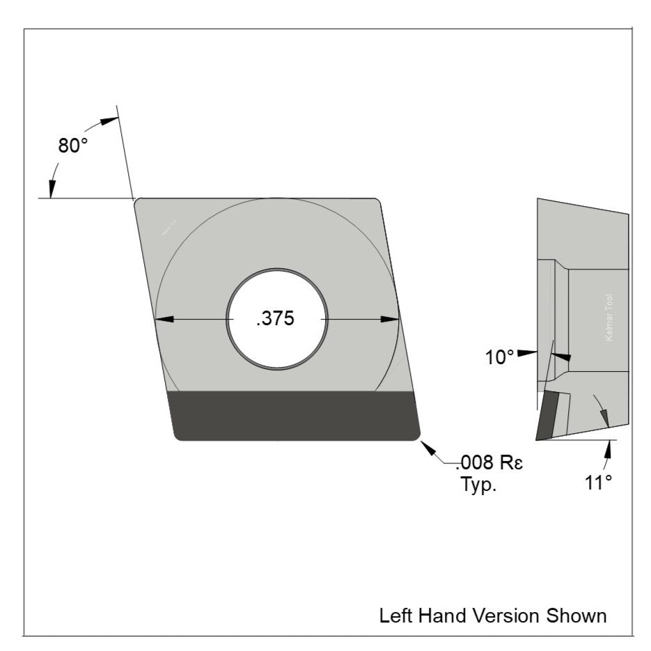CPGT-32.50.5 Polycrystalline Diamond (PCD) Grade CTM302  (2 µm to 30 µm)