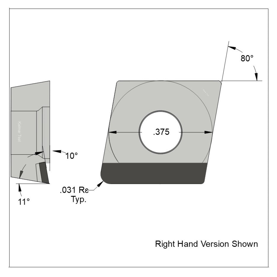 CPGT-32.52 Polycrystalline Diamond (PCD) Grade CTM302  (2 µm to 30 µm)