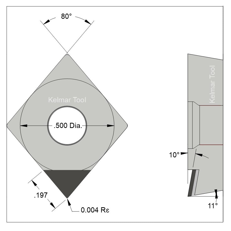 CPGT-430.25 Polycrystalline Diamond (PCD) Grade CTM302  (2 µm to 30 µm)