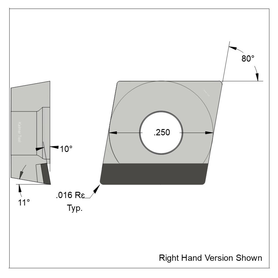 CPGT-21.51 Polycrystalline Diamond (PCD) Grade CTM302  (2 µm to 30 µm)