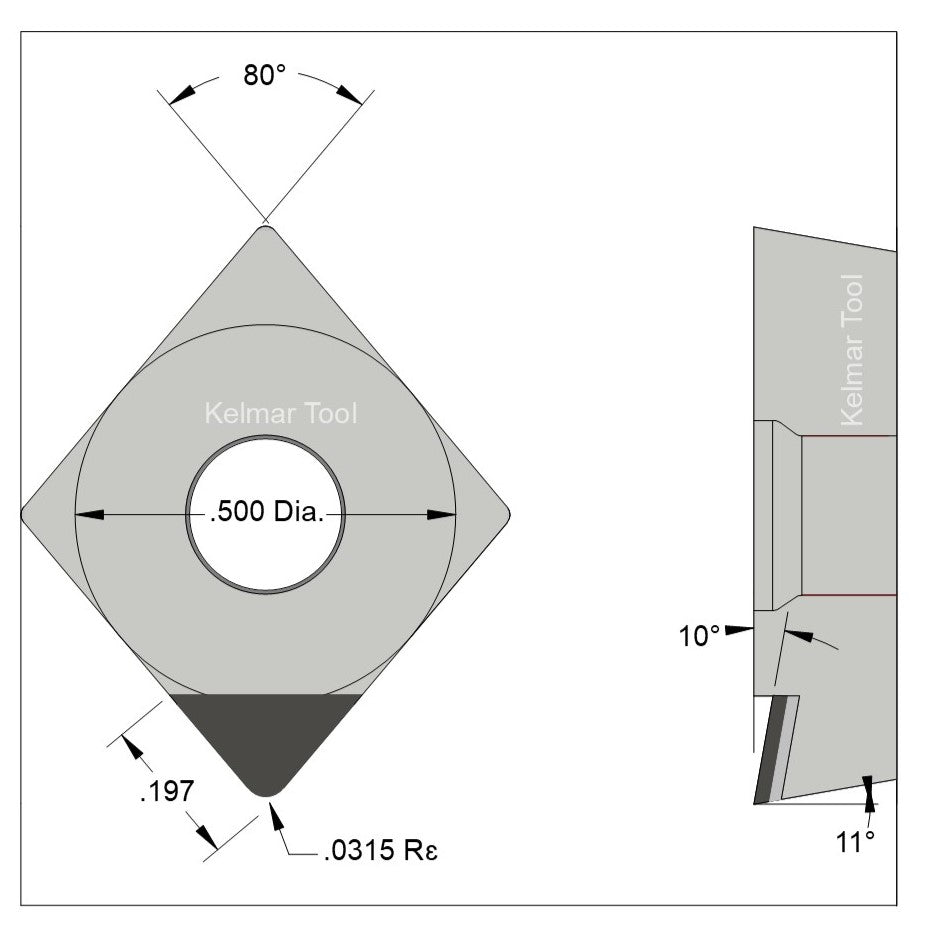 CPGT-432 Polycrystalline Diamond (PCD) Grade CTM302  (2 µm to 30 µm)
