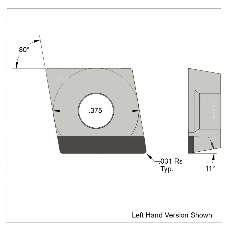 CPGW-32.52 Polycrystalline Diamond (PCD) Grade CTM302  (2 µm to 30 µm)