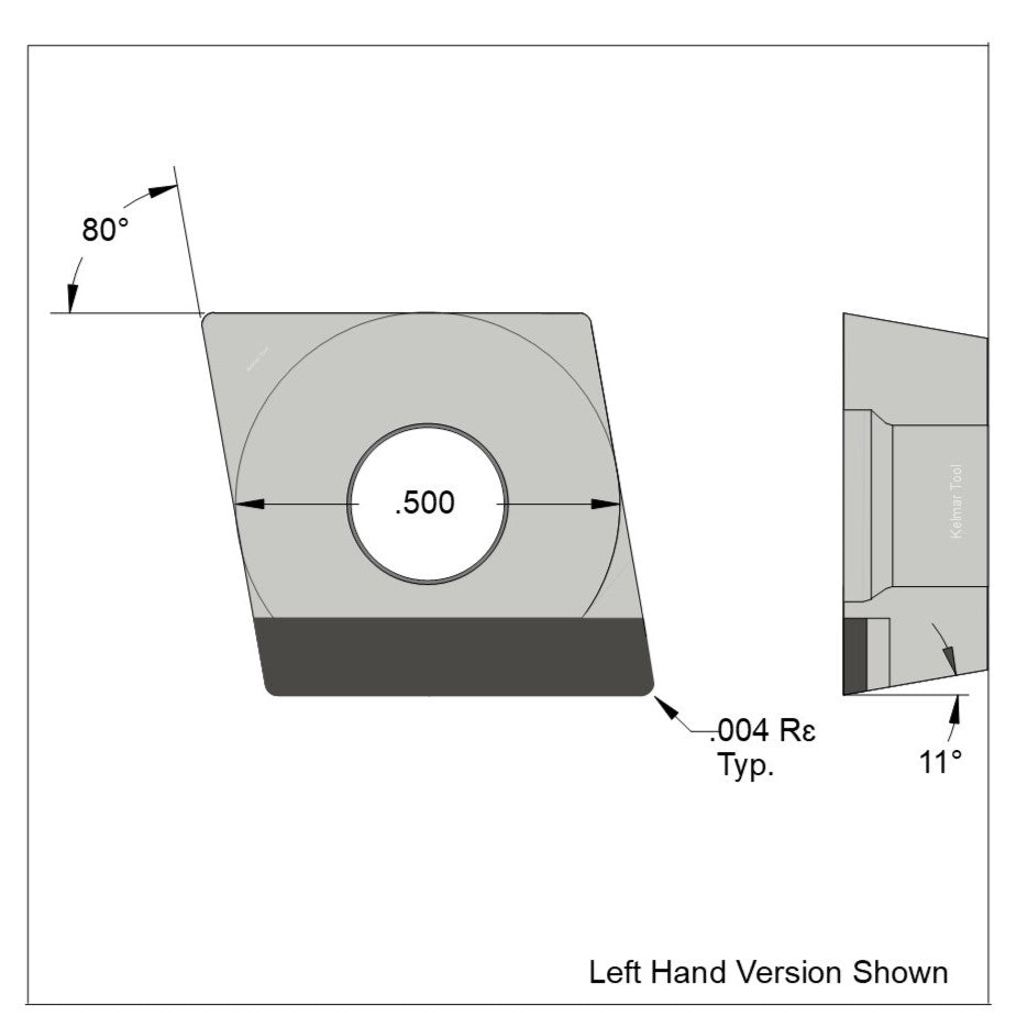 CPGW-430.25 Polycrystalline Diamond (PCD) Grade CTM302  (2 µm to 30 µm)