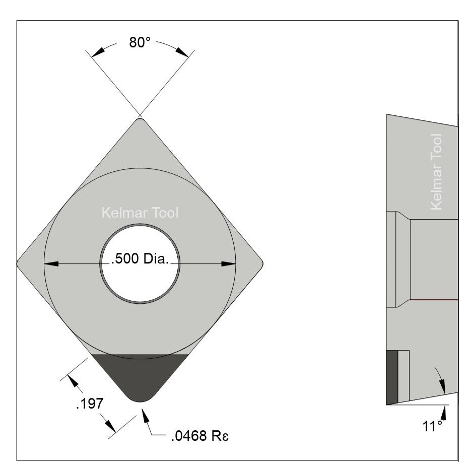 CPGW-433 Polycrystalline Diamond (PCD) Grade CTM302  (2 µm to 30 µm)