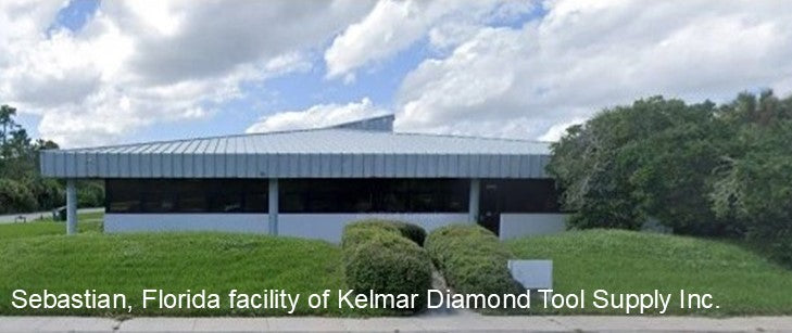 Sebastian Florida facility of Kelmar Diamond Tool Supply.