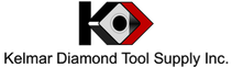 Logo of Kelmar Diamond Tool Supply Inc. with a stylized 'K' design.