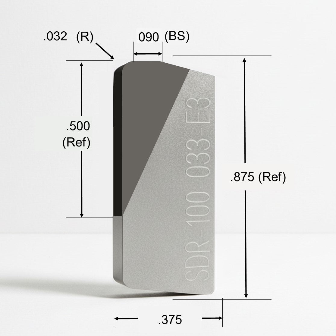 SDR-100-031-E3-W6-R Polycrystalline Diamond (PCD) Grade CTM302
